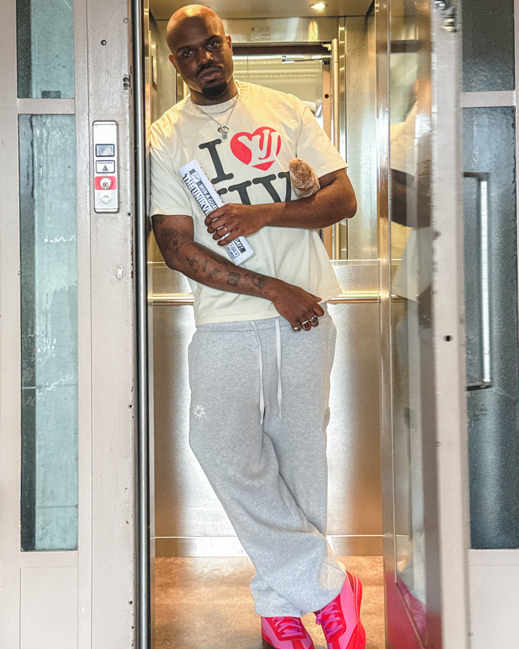 I Love UV Abricot Tee