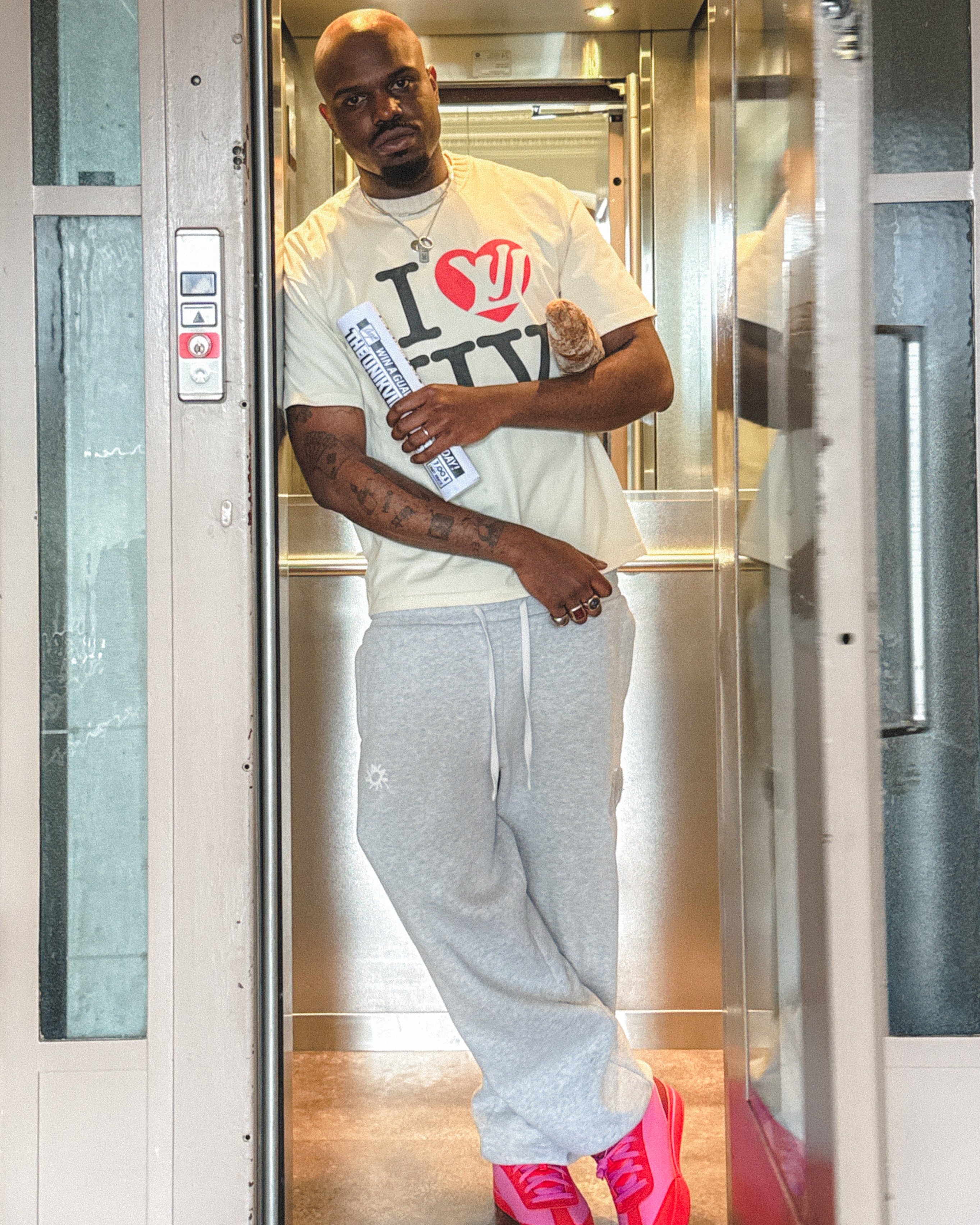 I Love UV Abricot Tee